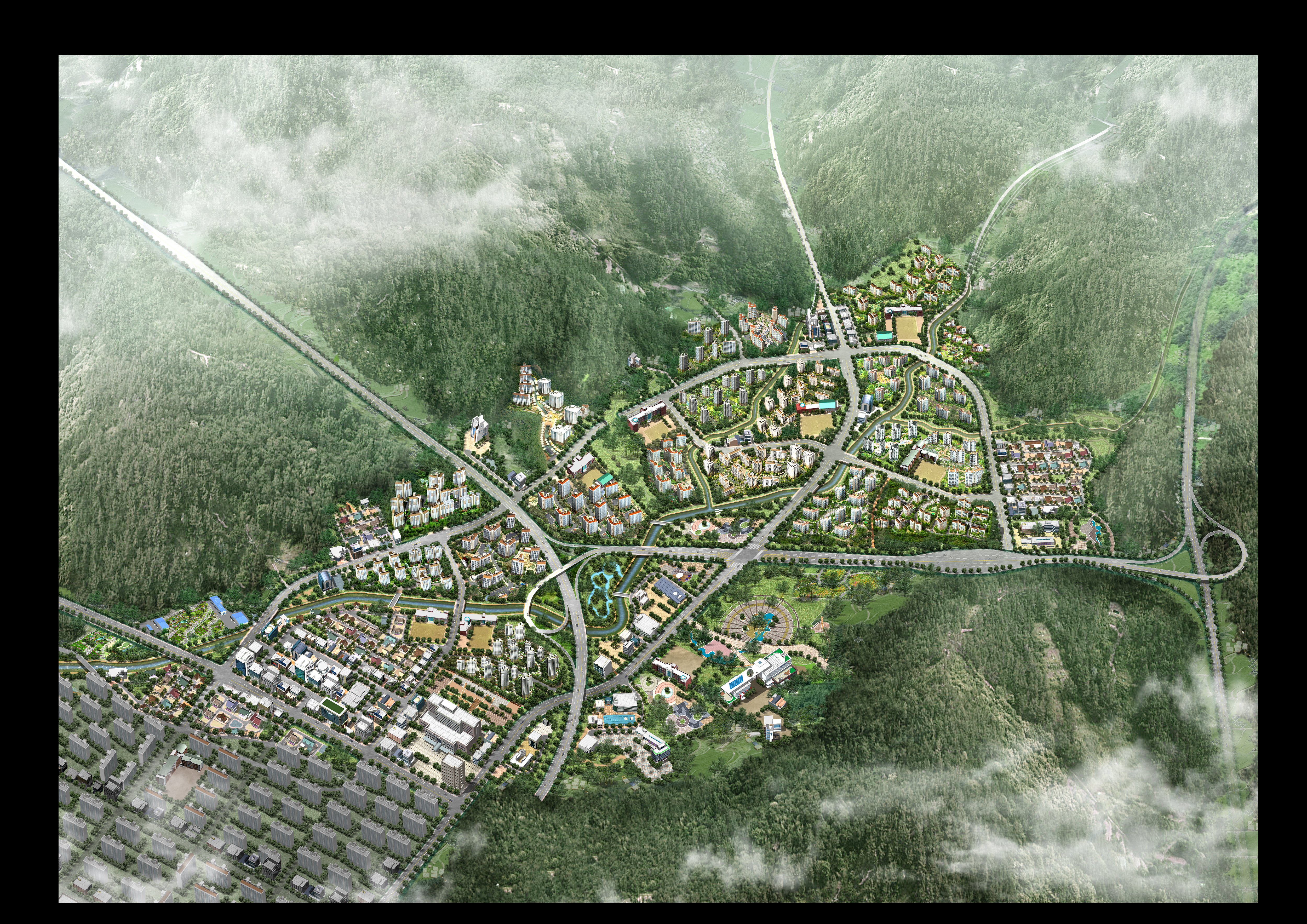 Basic plan and detailed engineering design change for Uijeongbu Minrak 2 district 